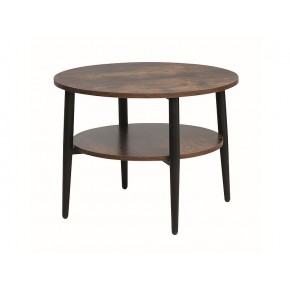 Стол журнальный SIGNAL ELLA B коричневый/черный